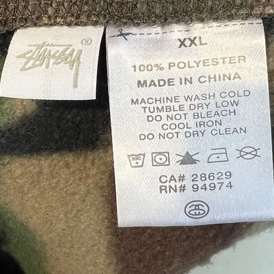 Stussy Camo Fleece Jacket