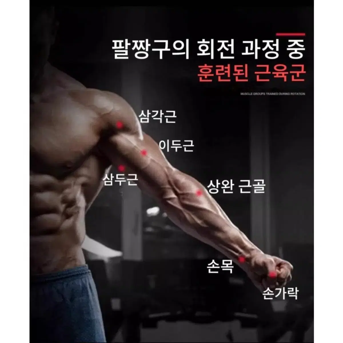 자이로볼 고중량 전완근 MAX 운동기구 손목운동기구 악력볼 팔운동기구 피