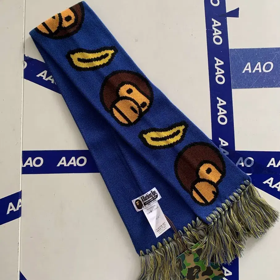 BAPE 베이프 MONKEY MUFFLER 원숭이 머플러