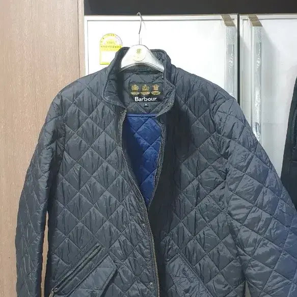 바버 barbour 초간지 퀼팅자켓 100