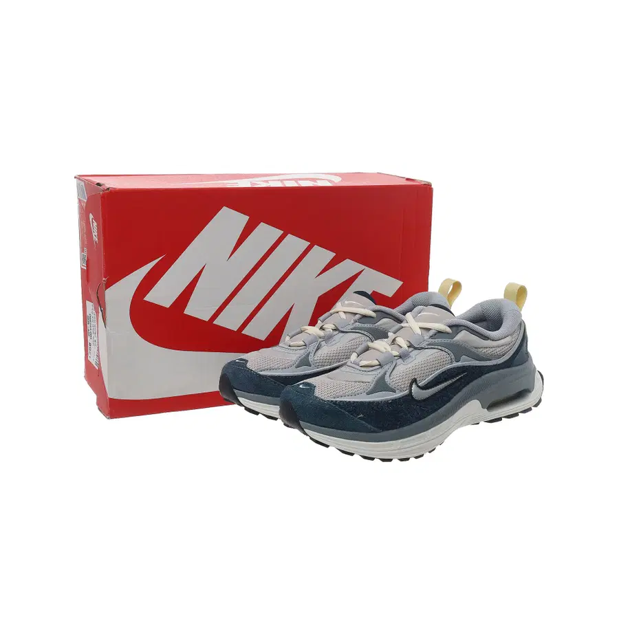 (W)耐克Air Max Bliss 浅铁灰/军械库海军蓝