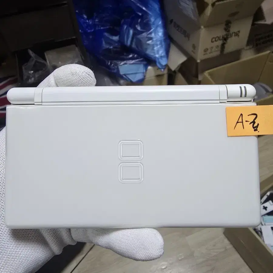 A-급 닌텐도 DS Lite DSL 화이트 새터치판