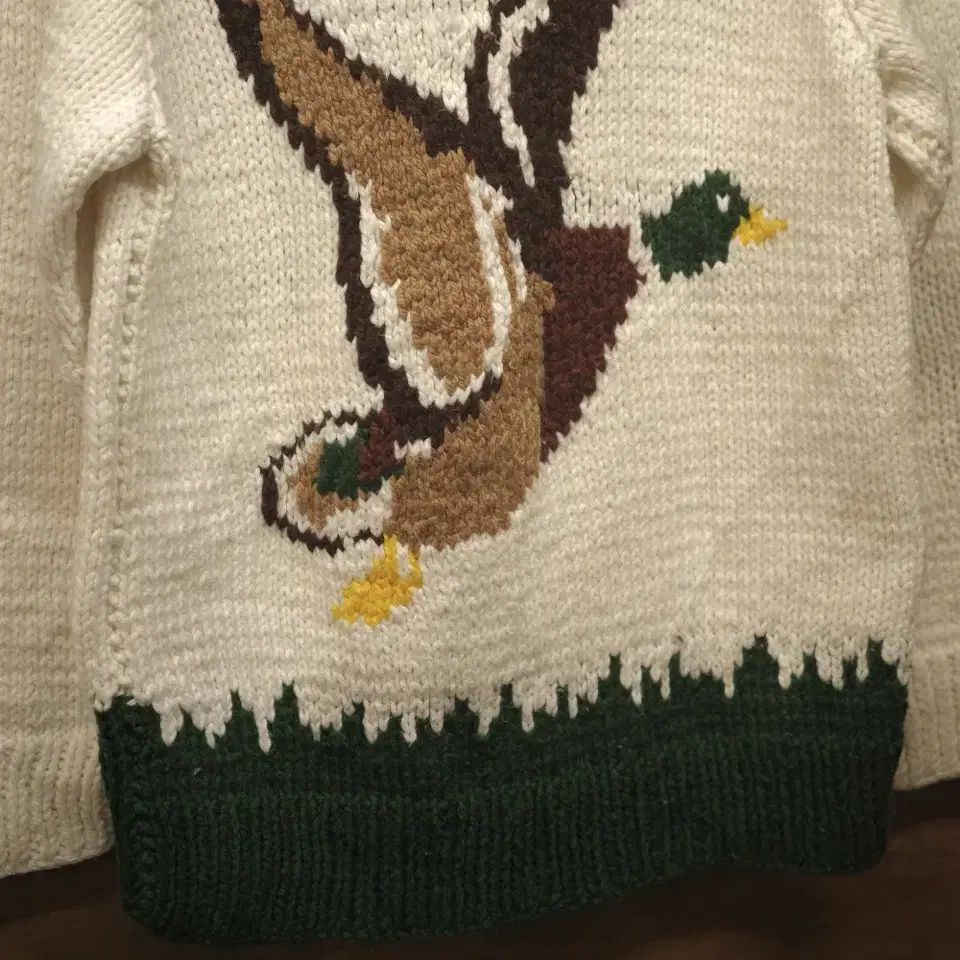 60s duck cowichan sweater