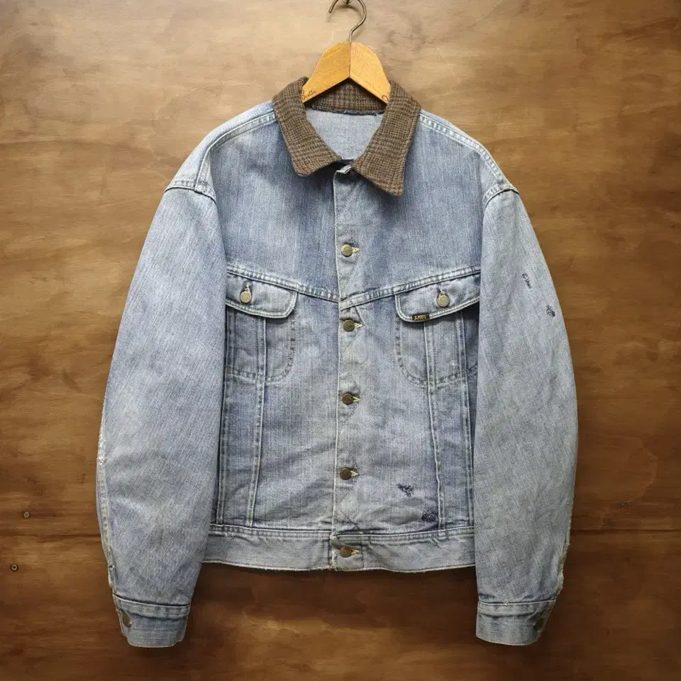 70s Lee Riders Needle Work Denim Jacket