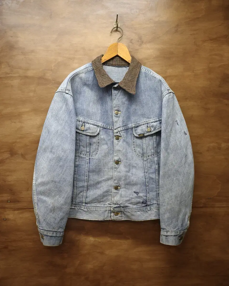 70s Lee Riders Needle Work Denim Jacket