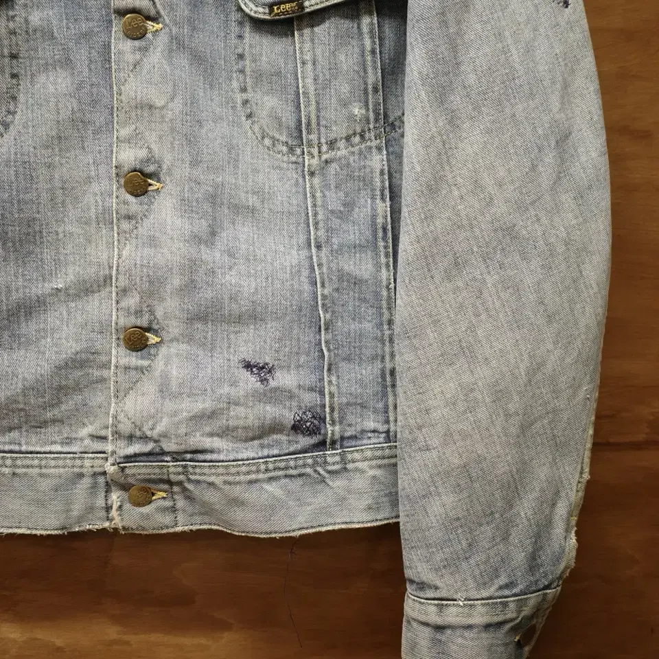 70s Lee Riders Needle Work Denim Jacket