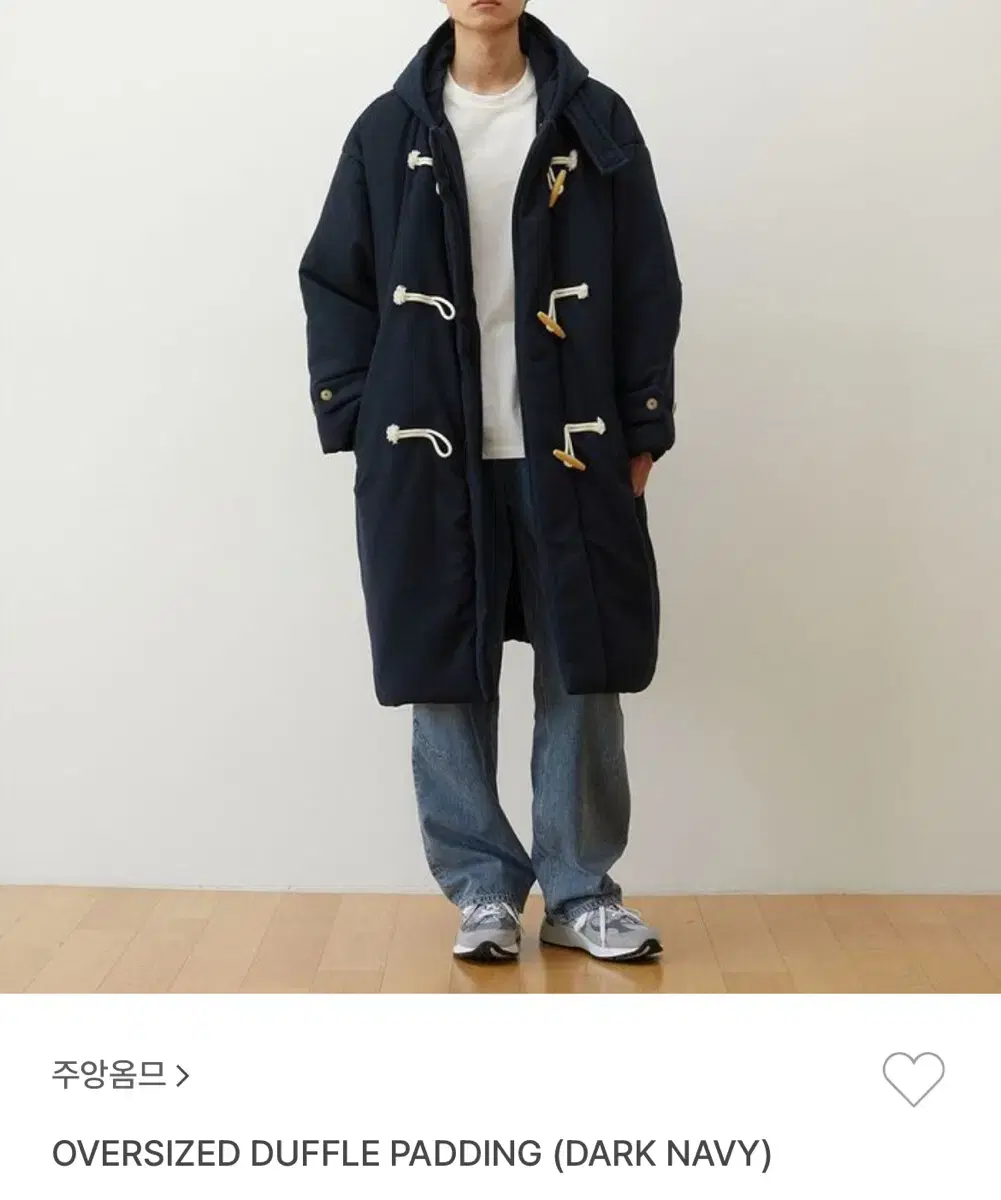 주앙옴므 oversized duffle padding (dark navy