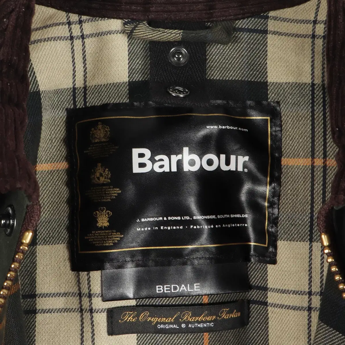 바버 BARBOUR 비데일 왁스 자켓 36