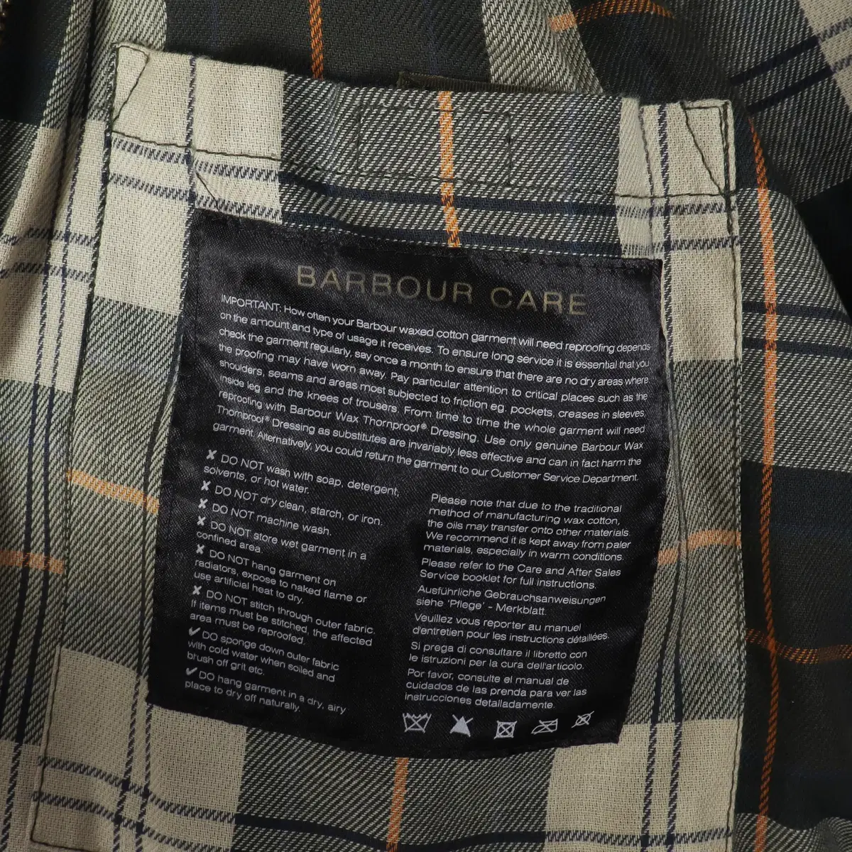 바버 BARBOUR 비데일 왁스 자켓 36