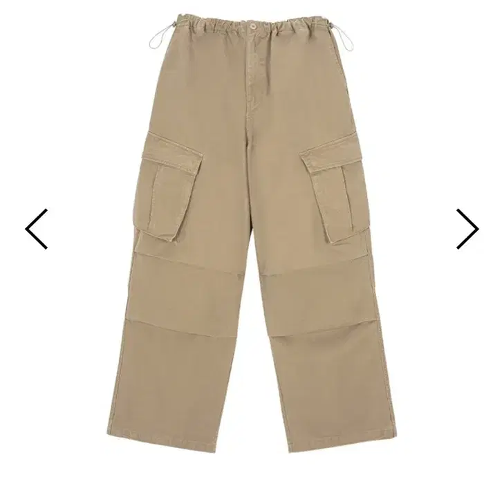 에즈이프캘리 WASH PARACHUTE CARGO PANTS BEIGE