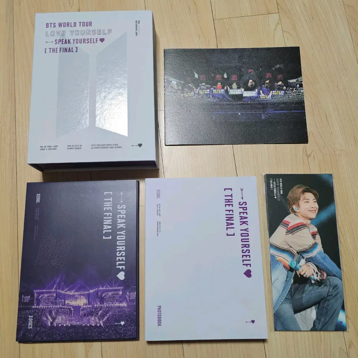 BTS 방탄 럽유셀 파이널 스파콘 딥디 DVD 포카제외 풀구성