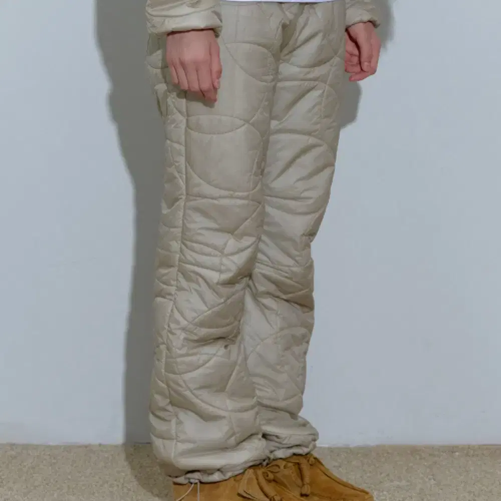 스컬프터 Quilted Pants D.Beige