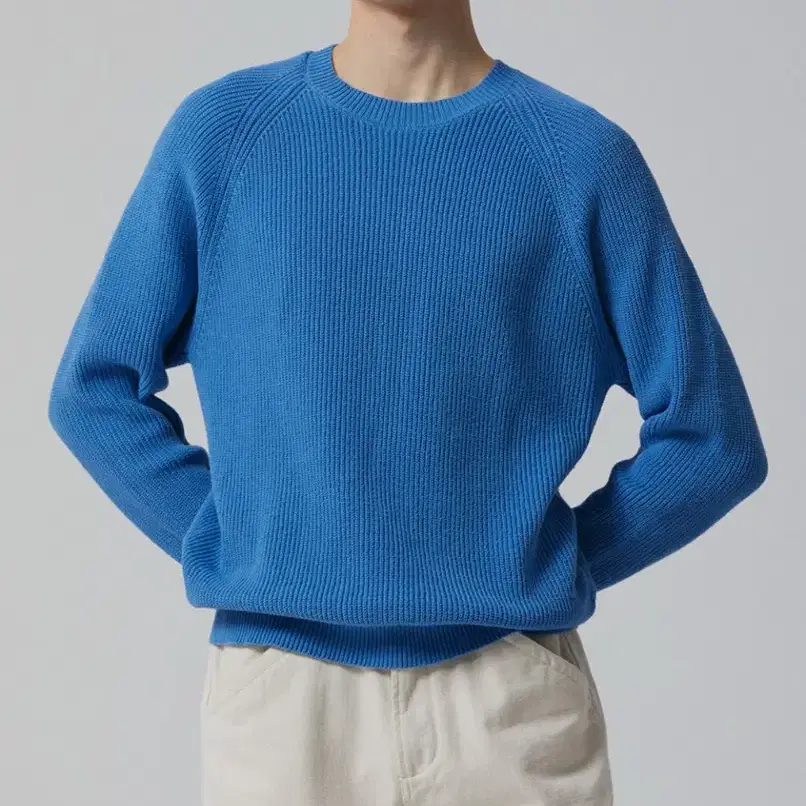 [새상품] 퍼블릭피겨 essential ribbed sweater