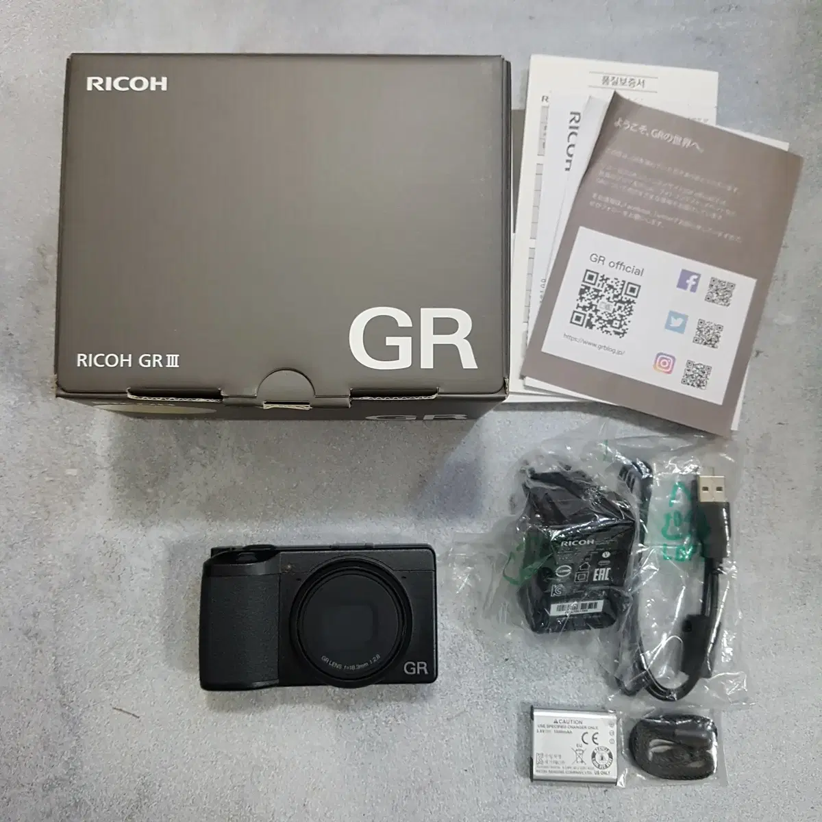 RICOH 리코 세기몰 정품 GR III GR3 풀박스 83컷