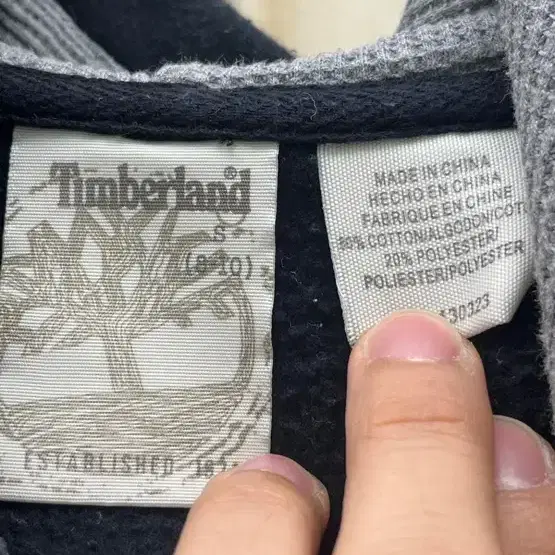 팀버랜드 빈티지 후드집업 Timberland