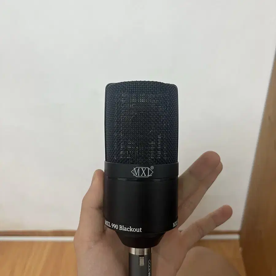 mxl990 black + 마이크 팝필터