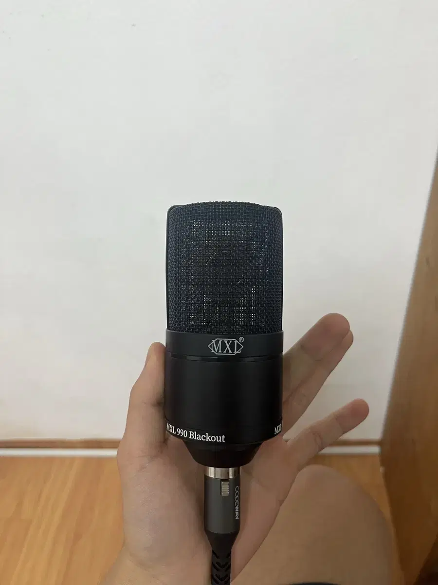 mxl990 black + 마이크 팝필터