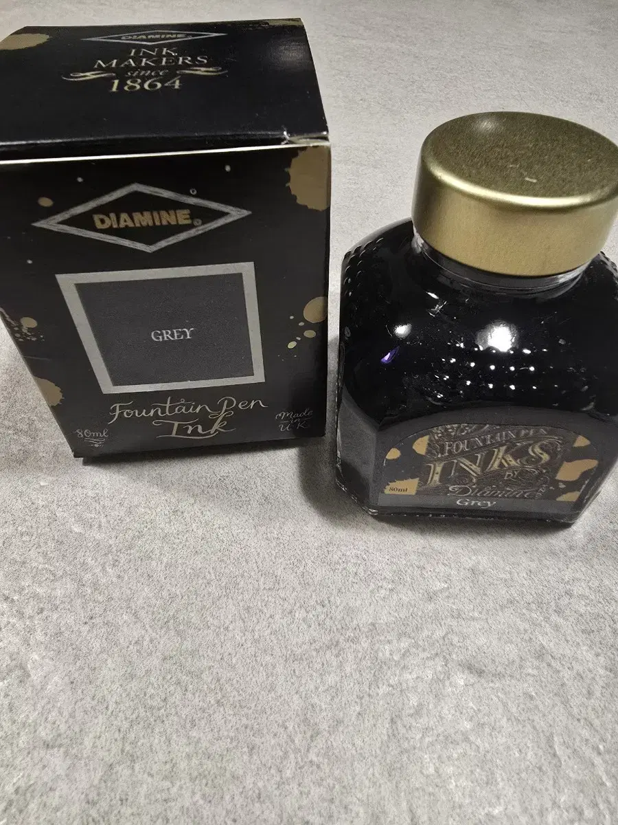 디아민 병 잉크 그레이 grey 80ml