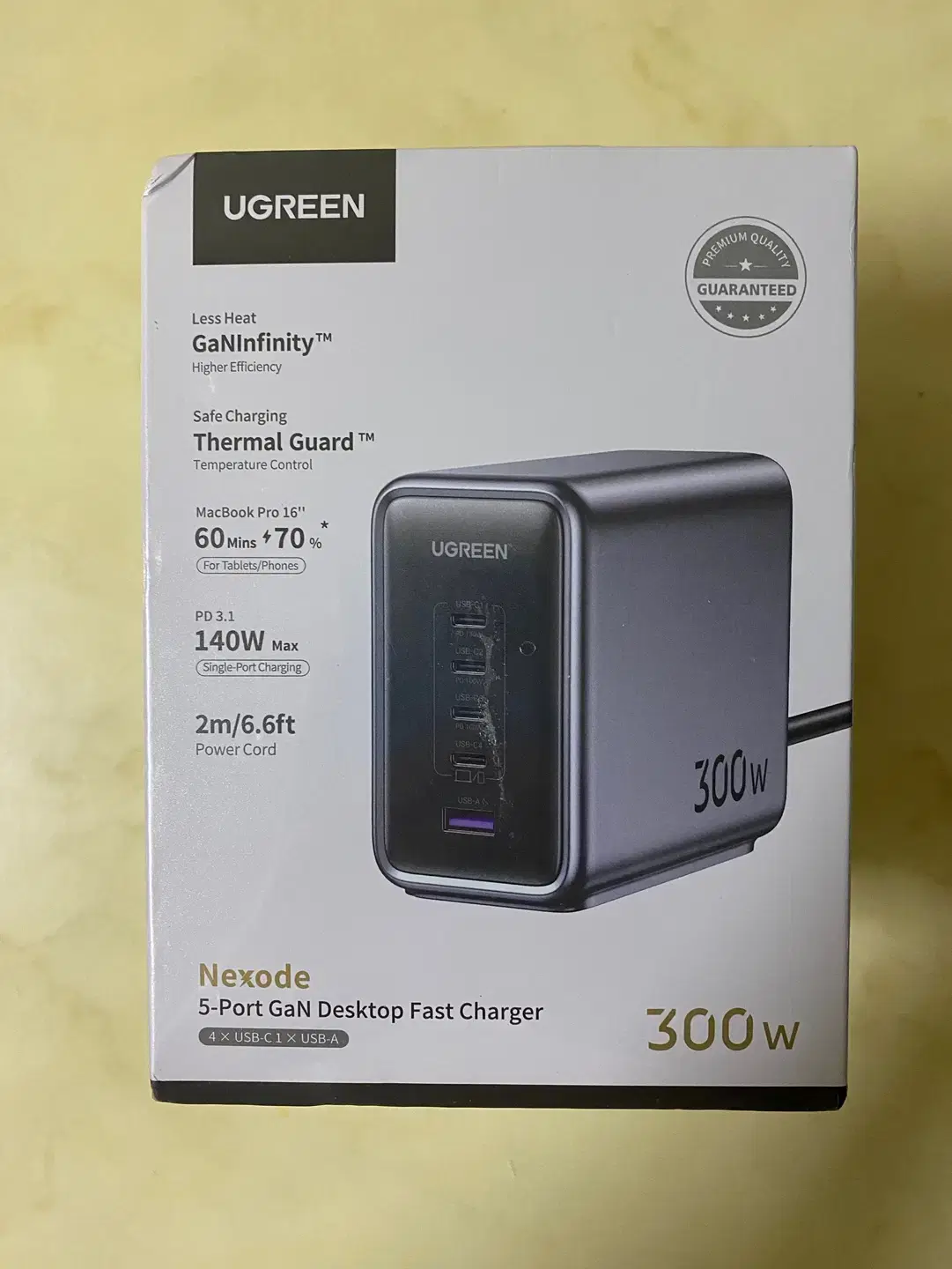 유그린 UGREEN 300W 5포트 GaN PD3.1 고속충전기 미개봉