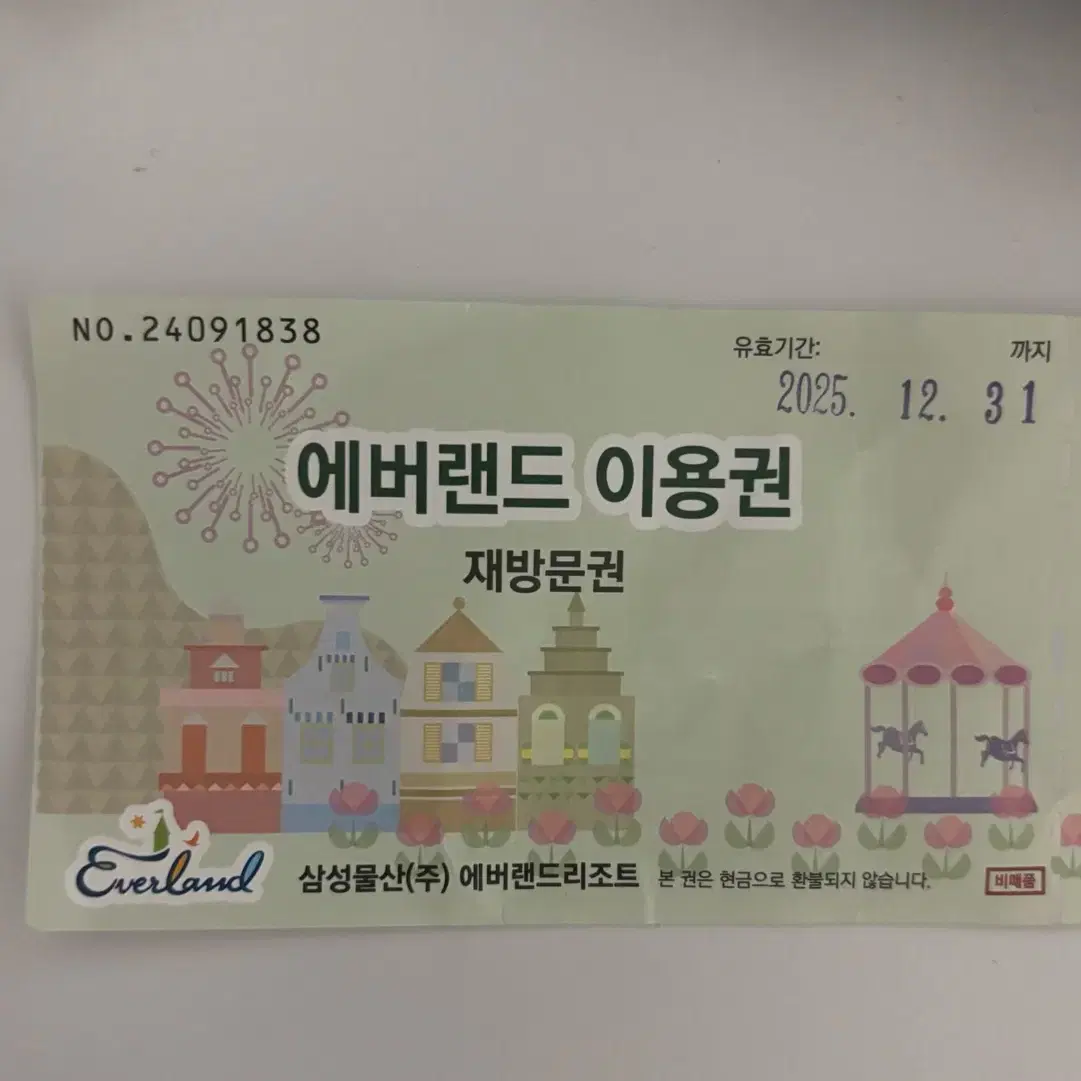 급처! 에버랜드 이용권