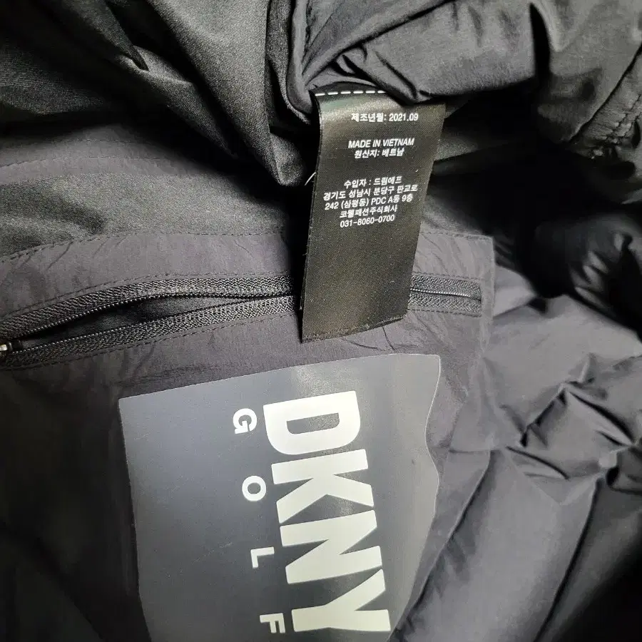 DKNY 골프 구스다운 중량패딩 L