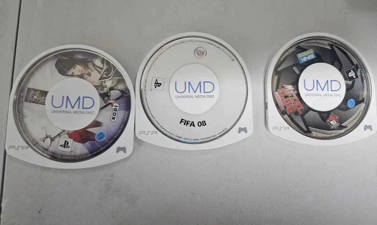 PSP UMD 3종 일괄 판매합니다