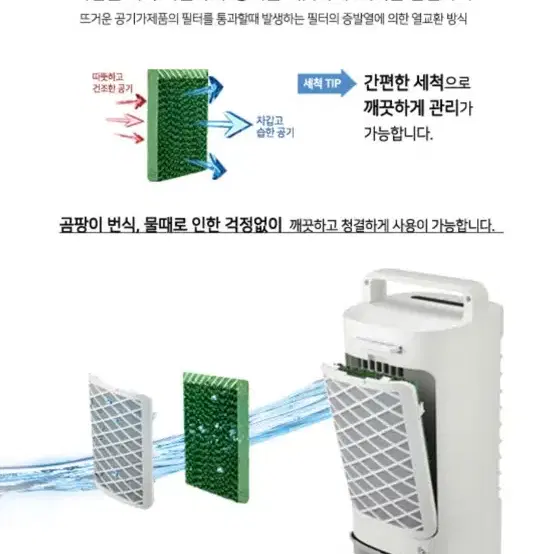 이동식 에어쿨러 (새상품)