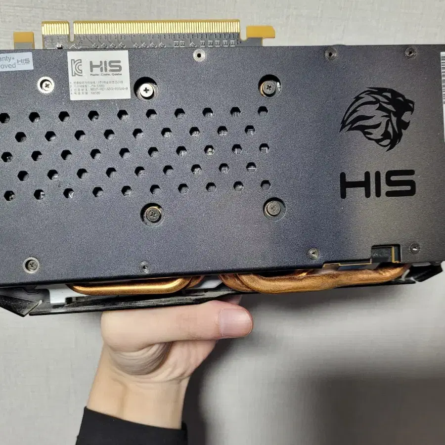 HIS RX580 8GB 그래픽카드