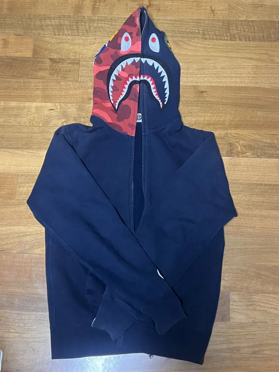 Vape Vahn Camo Shark Hoodie Zip Up L