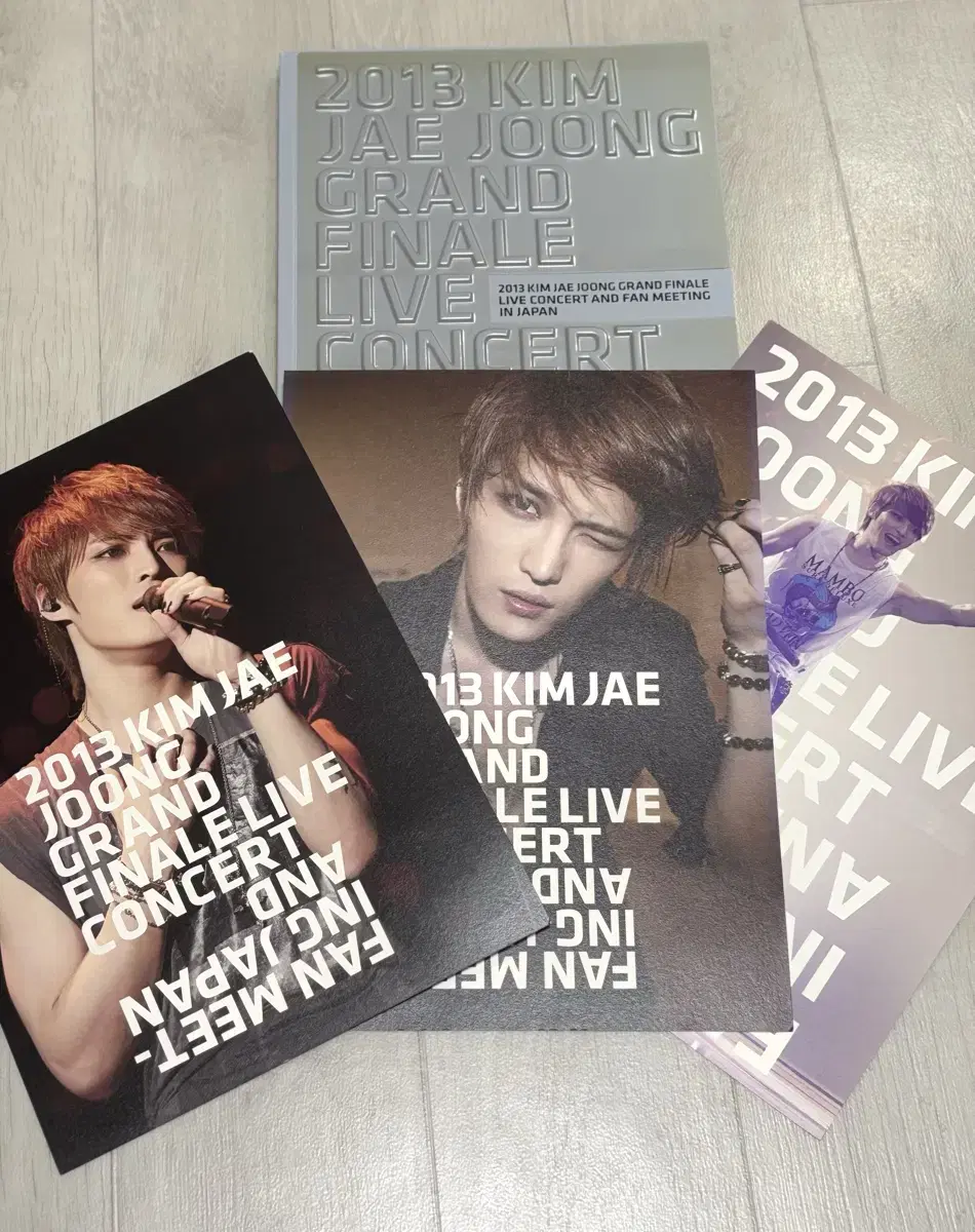 김재중 2013 그랜드 피날레 라이브 콘서트 & 팬미팅 포토북 및 포스터