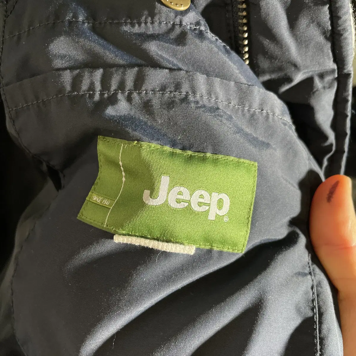 지프 JEEP 덕다운 패딩 조끼 L