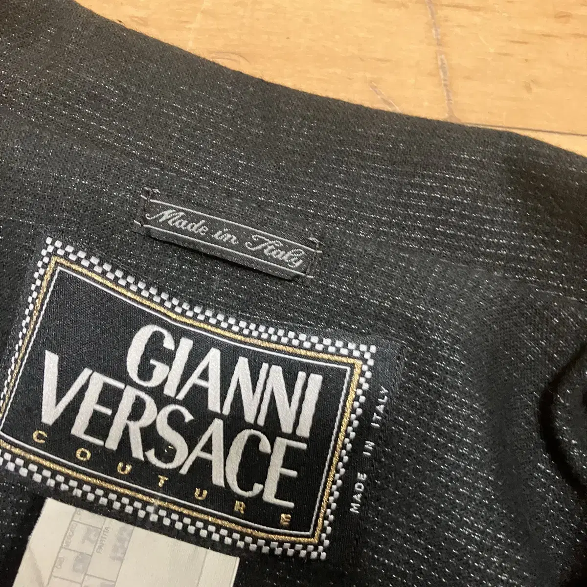 Gianni versace 베르사체 블루 바로크 논버튼 블루종 105