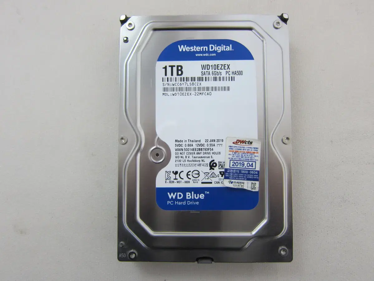 WD 하드디스크 Blue 7200/64M 1TB