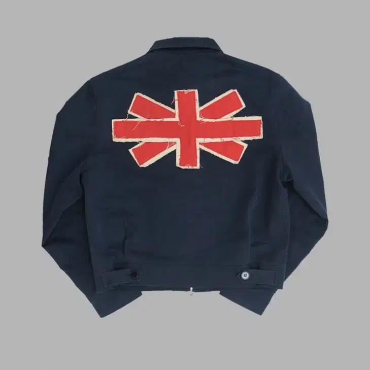 더뮤지엄비지터 PATCHWORK JACKET (NAVY) L