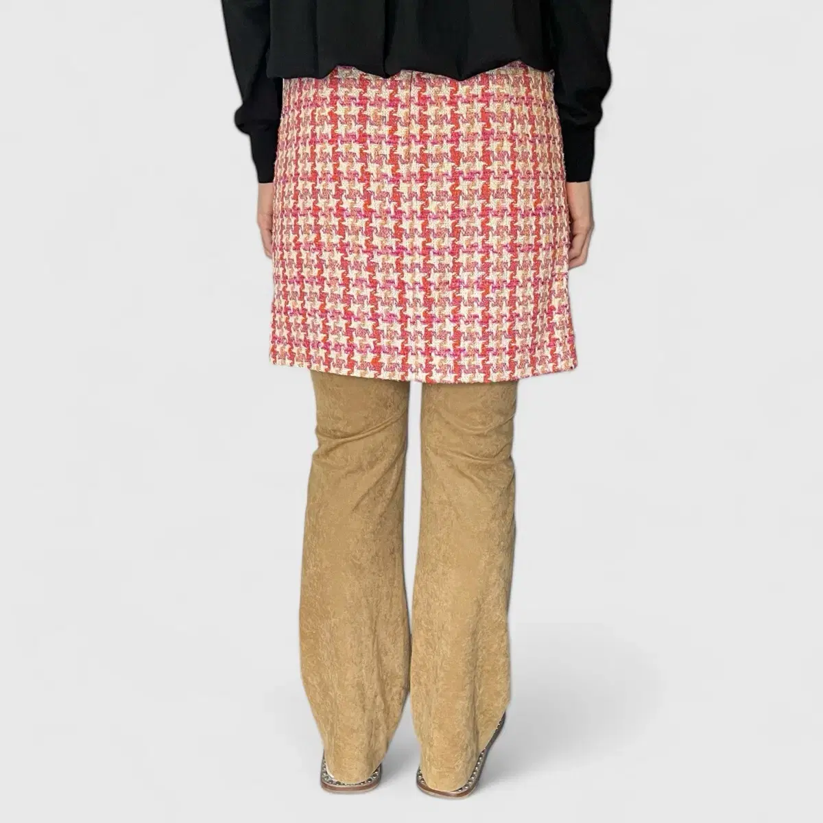 miumiu tweed skirt