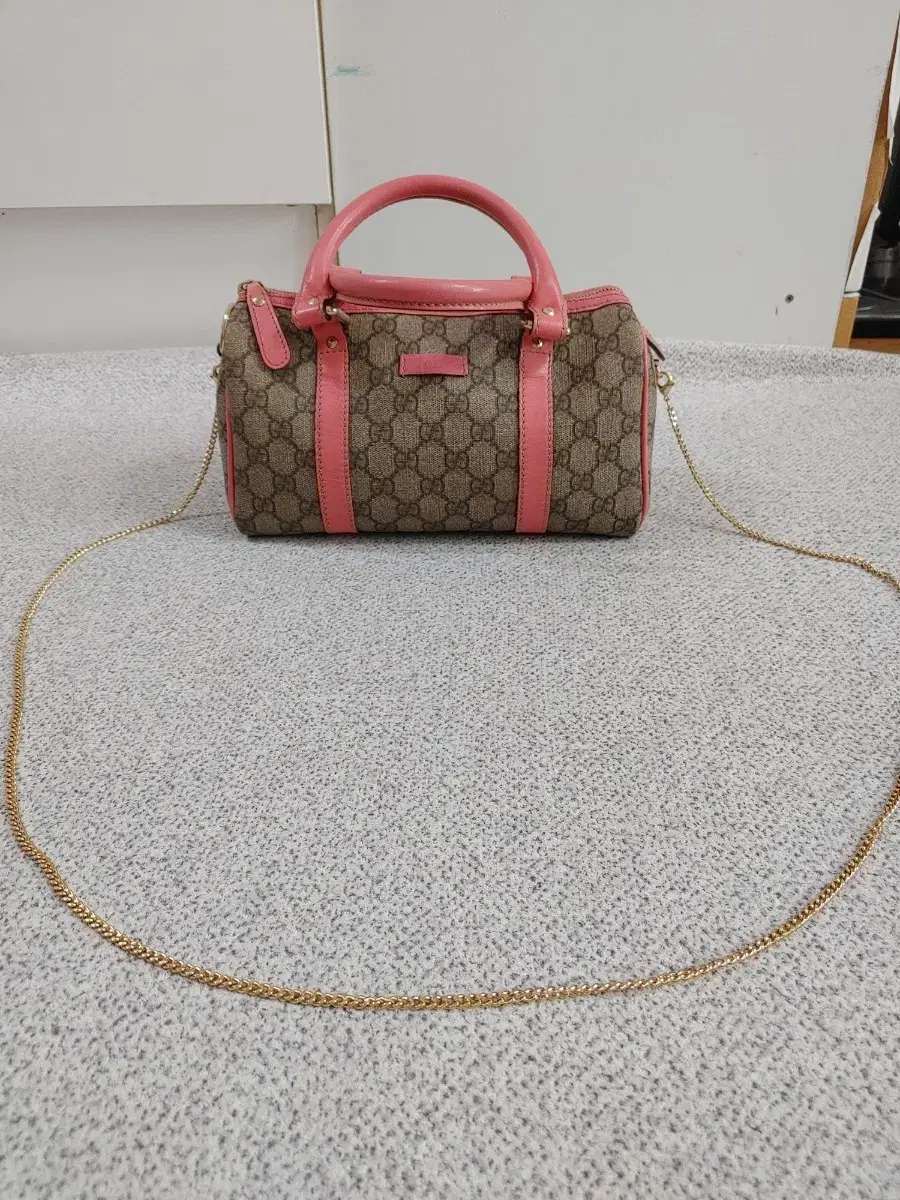 Genuine Classic Gucci Supreme Ebony GG Mini Boston Tote Bag