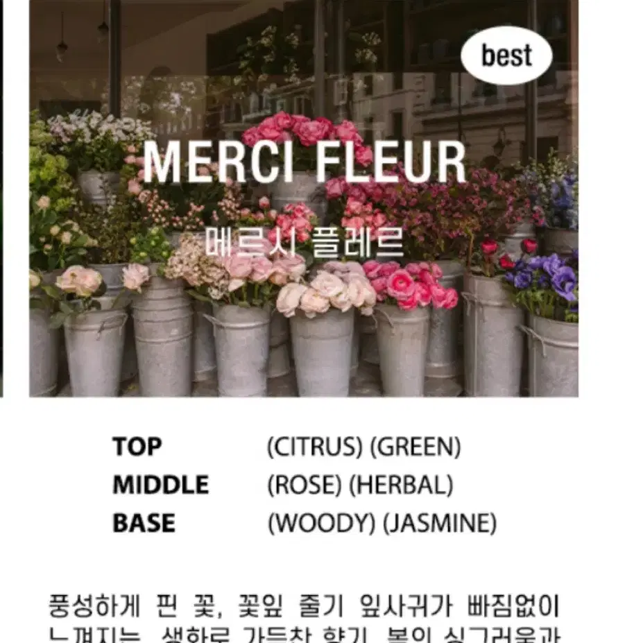 메종 머쉬룸 오브제 디퓨저, Merci Fleur(메르시 플레르)