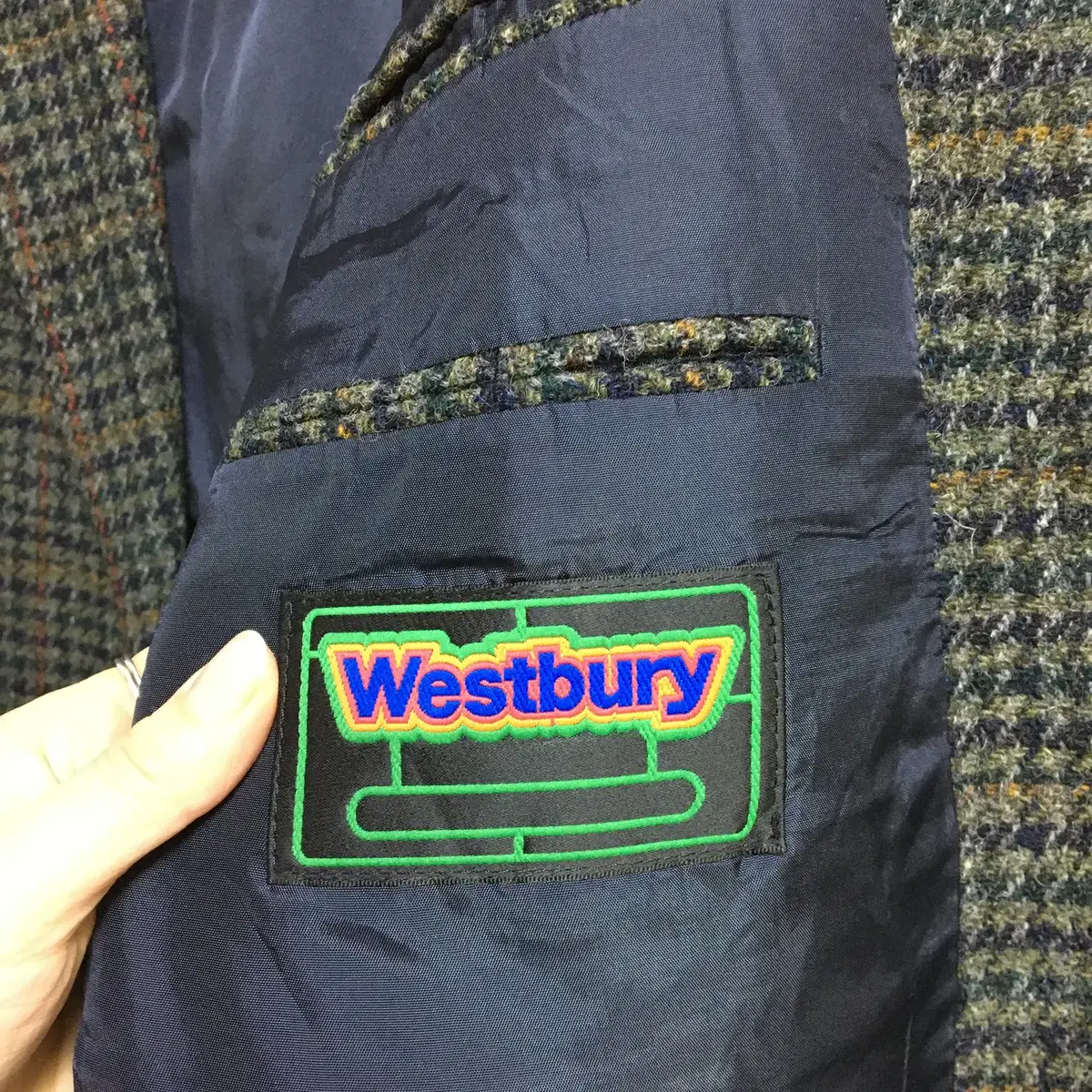 WESTBURY 오리지날 80's 빈티지 해리스트위드 블레이져