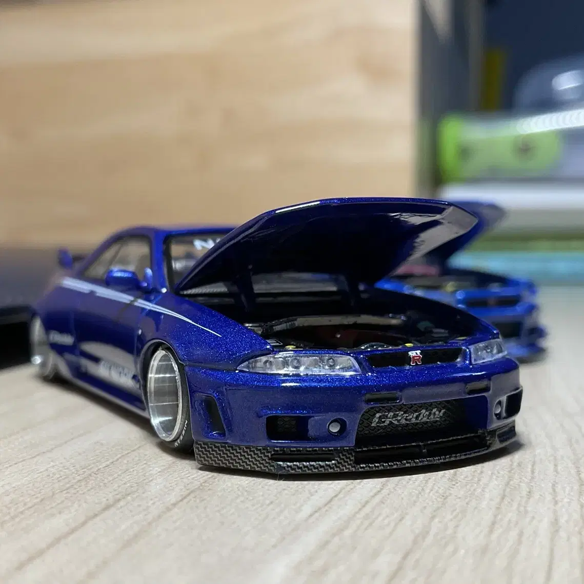 카이도 하우스 r34 블루 1:64 1/64 다이캐스트