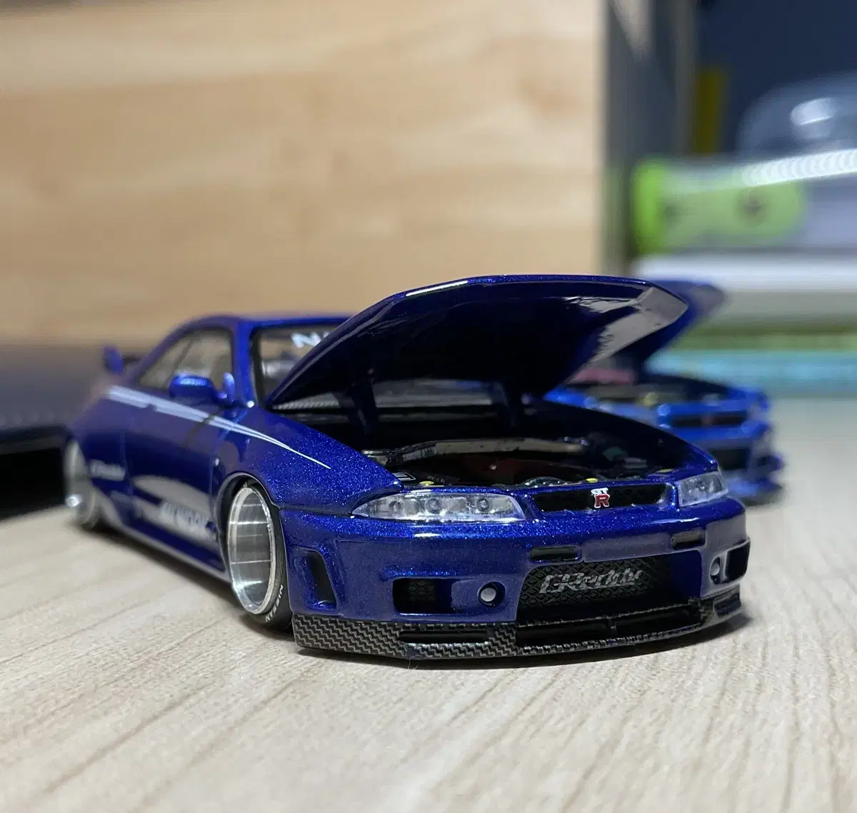 카이도 하우스 r34 블루 1:64 1/64 다이캐스트