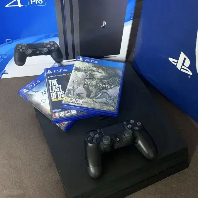 PS4 pro 1tb 박스 풀세트