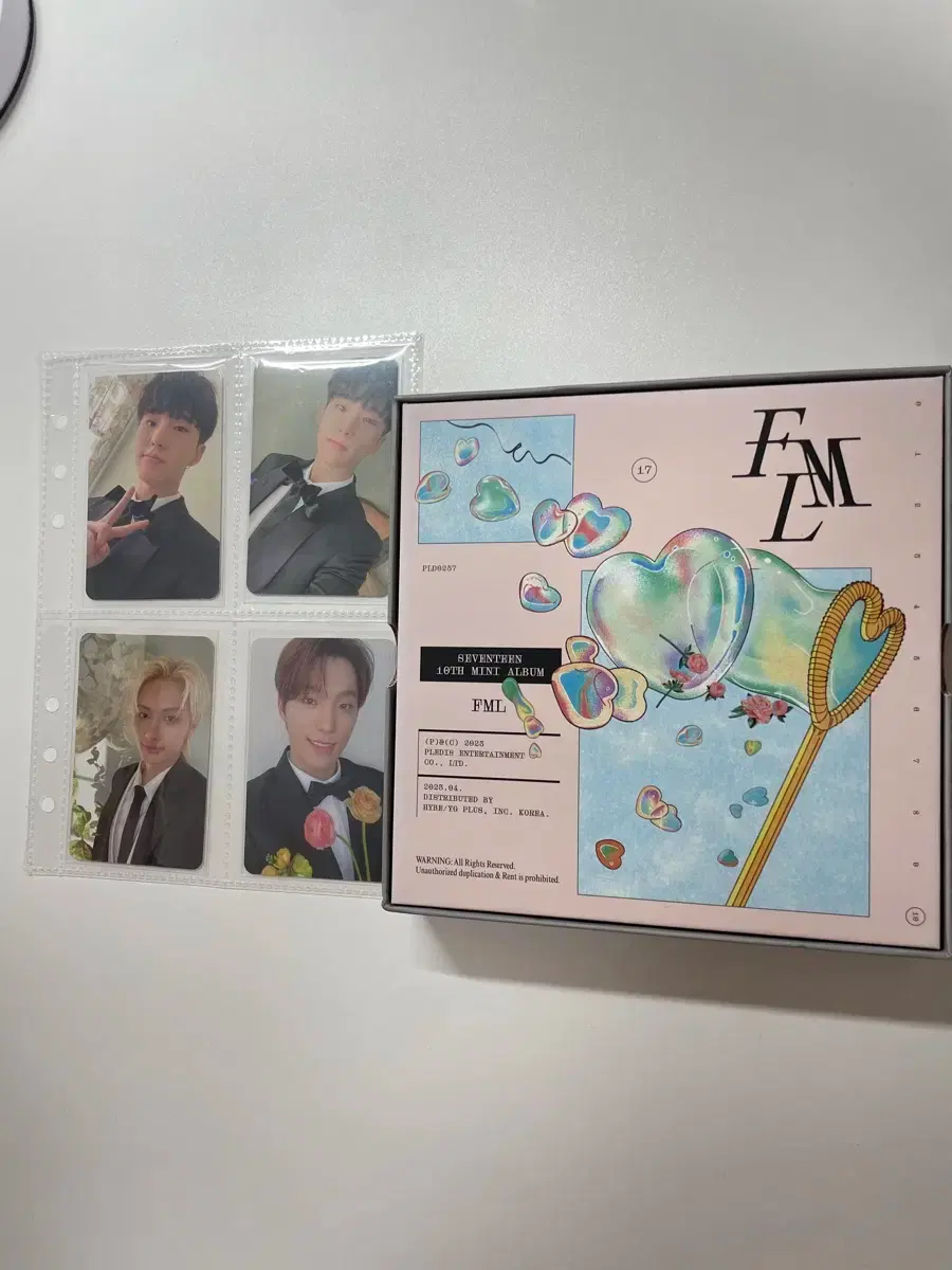 Seventeen album fml carat vahn hoshi poca (2 pieces) + dino, jun