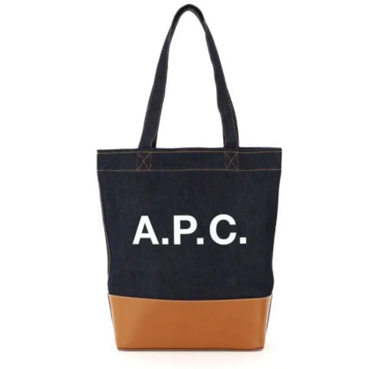 APC 토트백 카멜 에코백