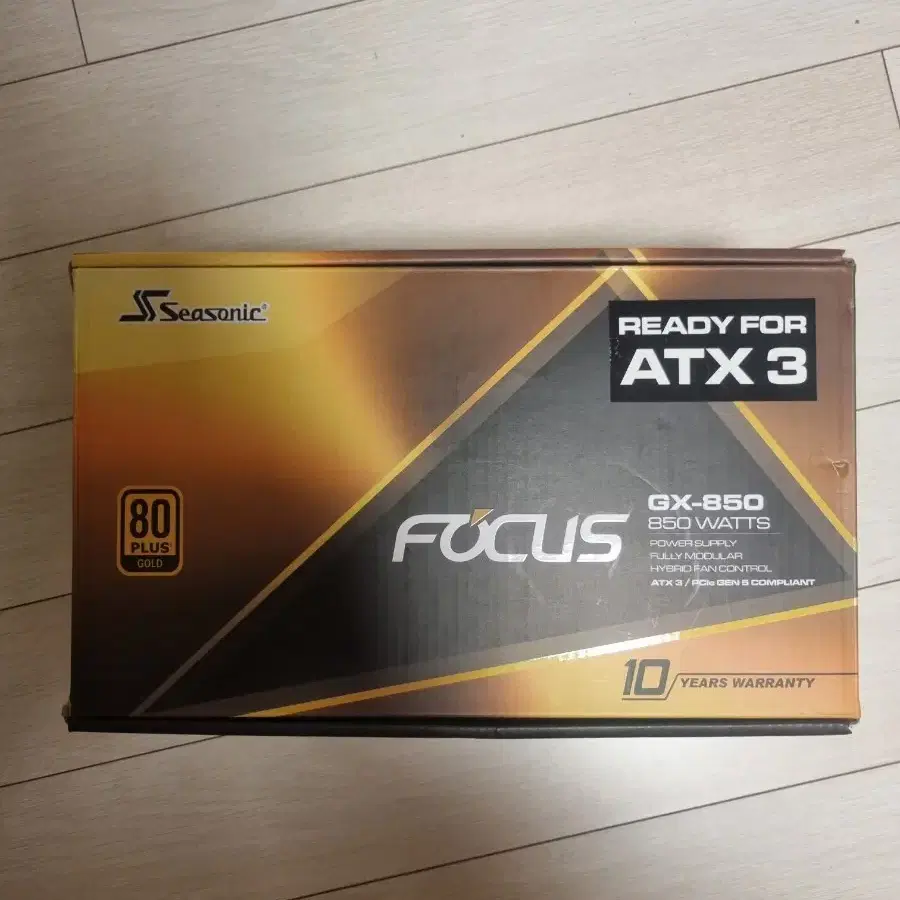 시소닉 NEW FOCUS GX-850 GOLD 풀모듈러 ATX3.0