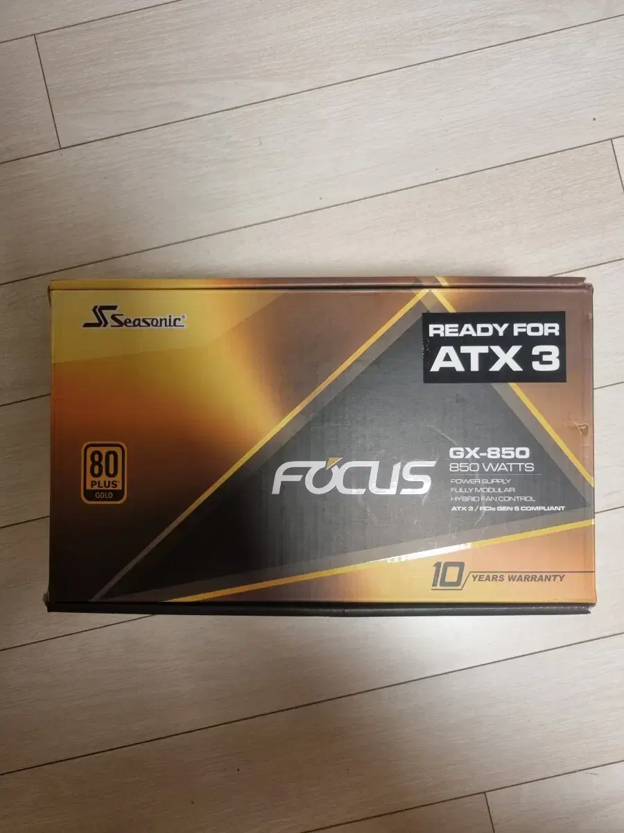 시소닉 NEW FOCUS GX-850 GOLD 풀모듈러 ATX3.0