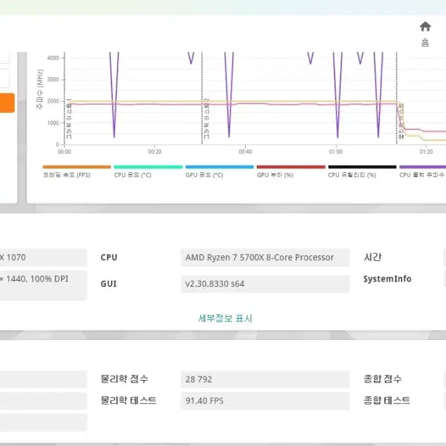 5700X GTX 1070 게이밍 PC + 게임13개 컴퓨터 본체