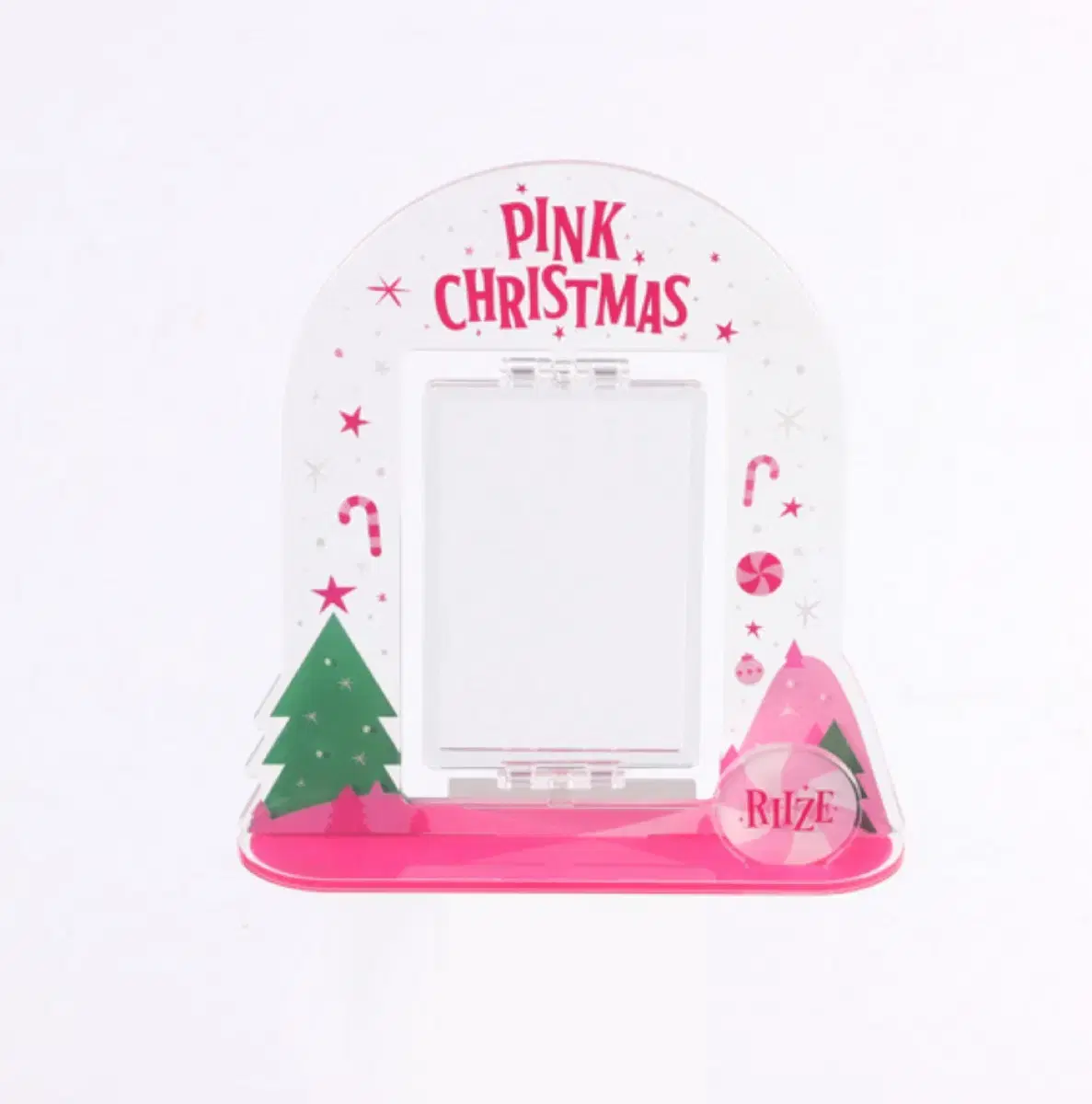 Rize Pink Christmas Acrylic Stand wts (Photocard X)