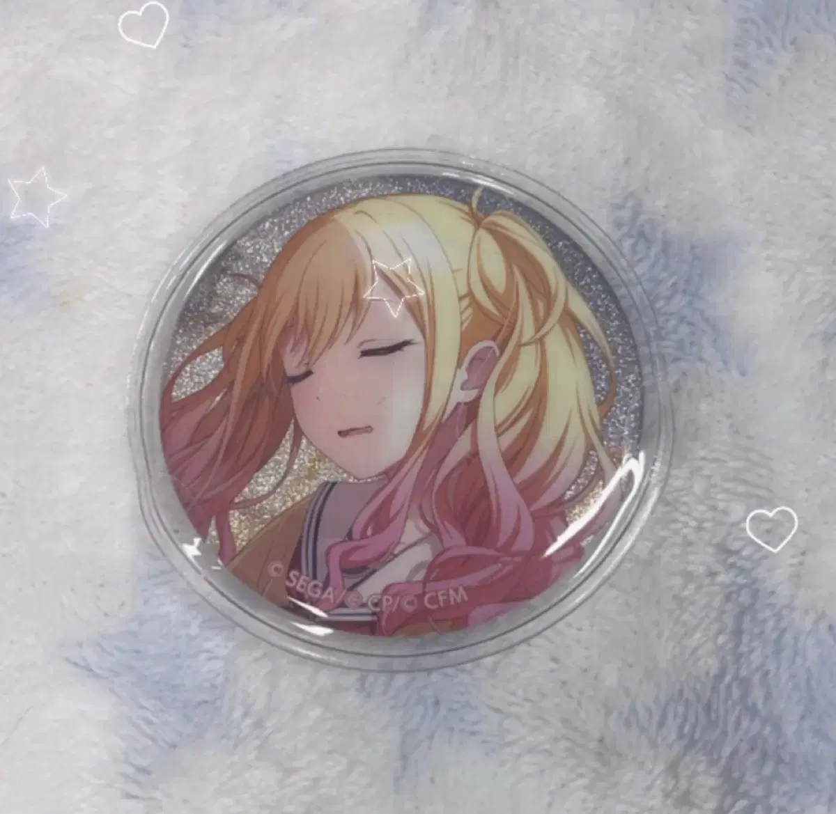 Prosecco Prosecco Ten Masaki Glitter Can Badge