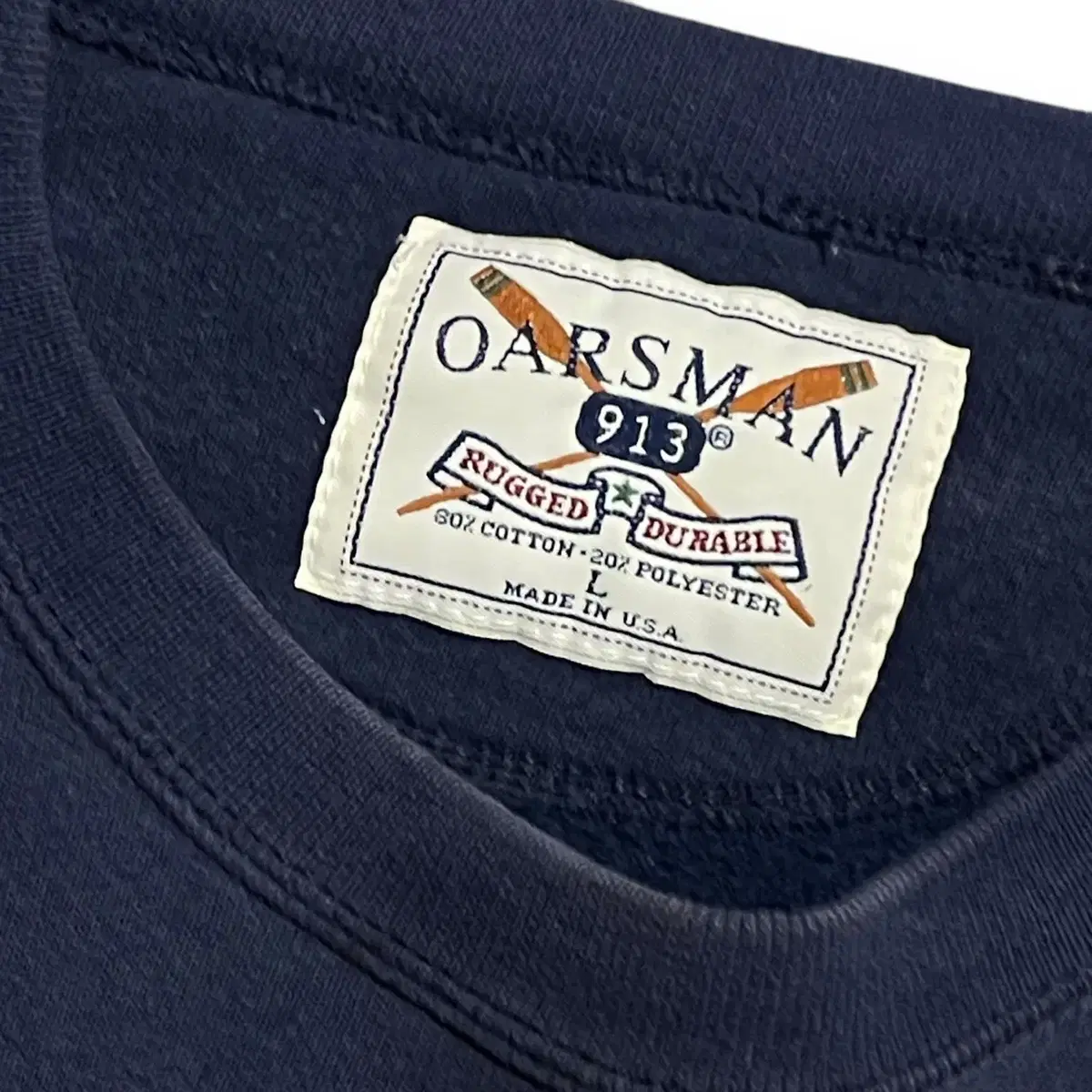 만원샵 oarsman dad패치 스웻셔츠