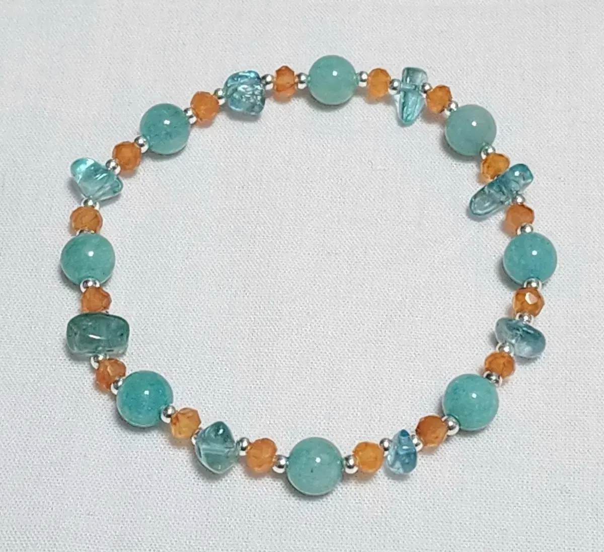 Handmade Wonseo Bracelet (amazonite/apatite/jamano)